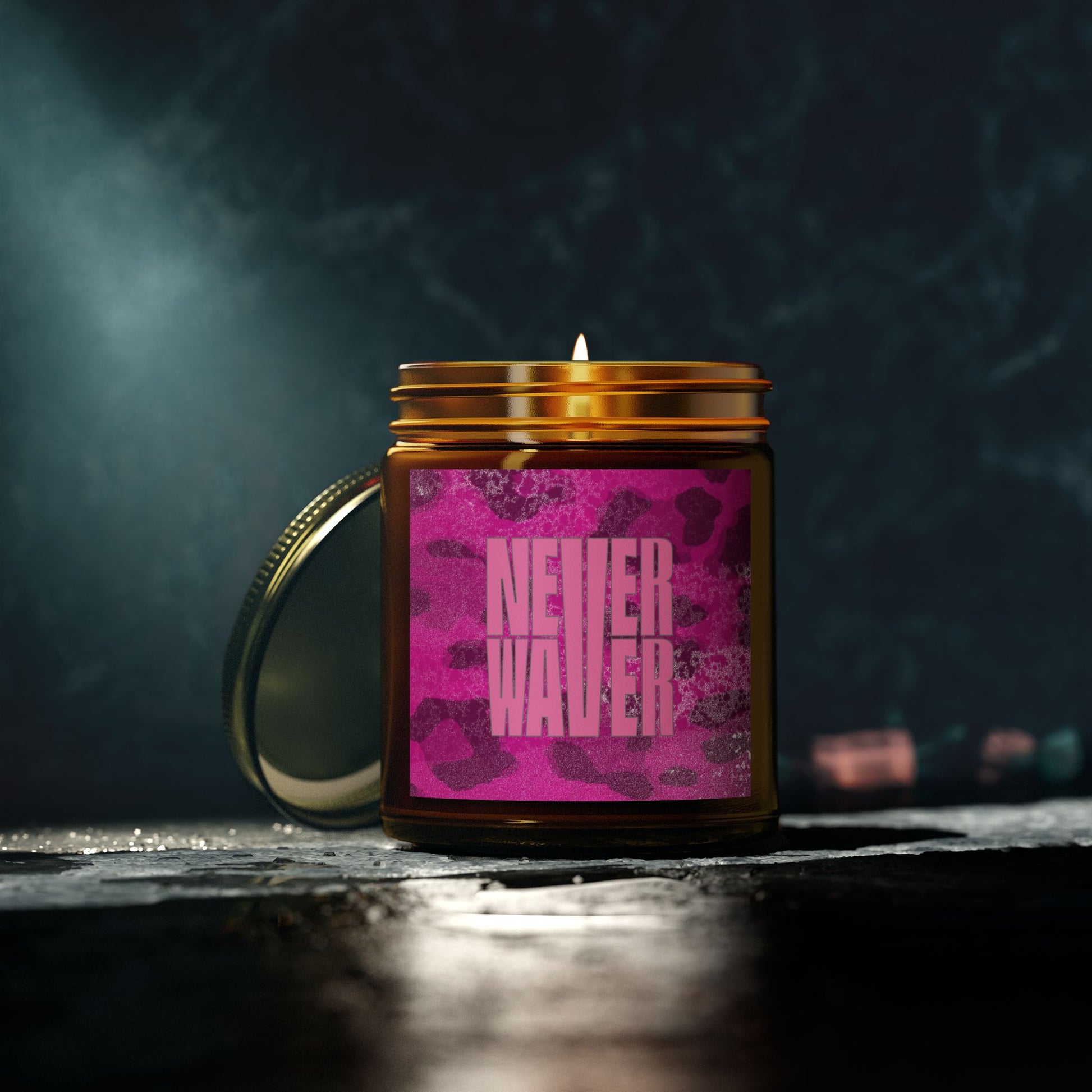 Never Waver Wild Vibes Scented Candles, Coconut Apricot Wax, Eco-Friendly Aromatherapy, Unique Home Decor, Gift for Her, Relaxation Gift - Never Waver