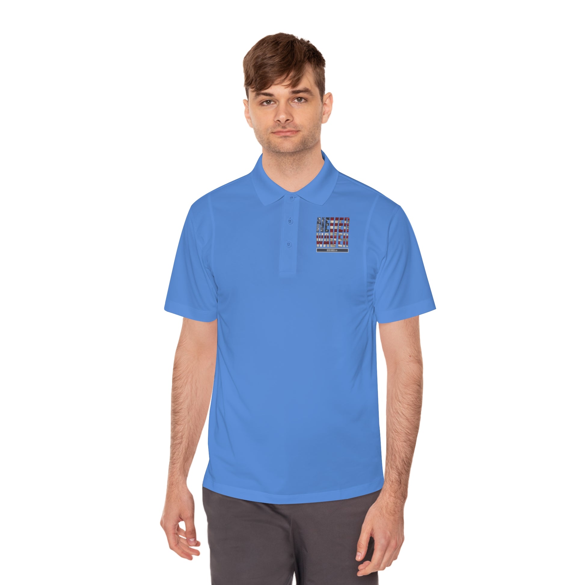 Never Waver Men's Sport Polo Shirt - Never Waver
