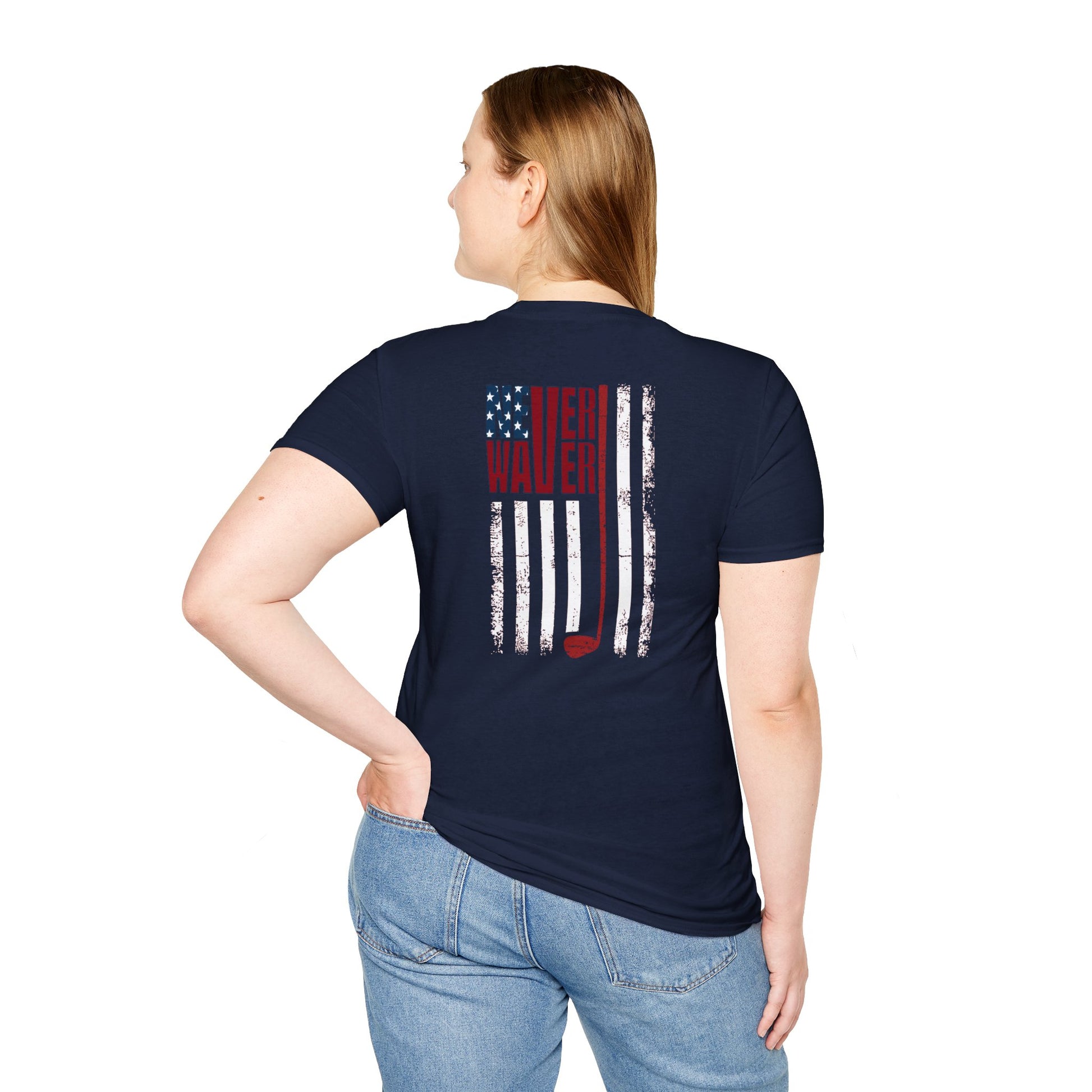 Never Waver Golf Unisex Soft style T-Shirt - Never Waver