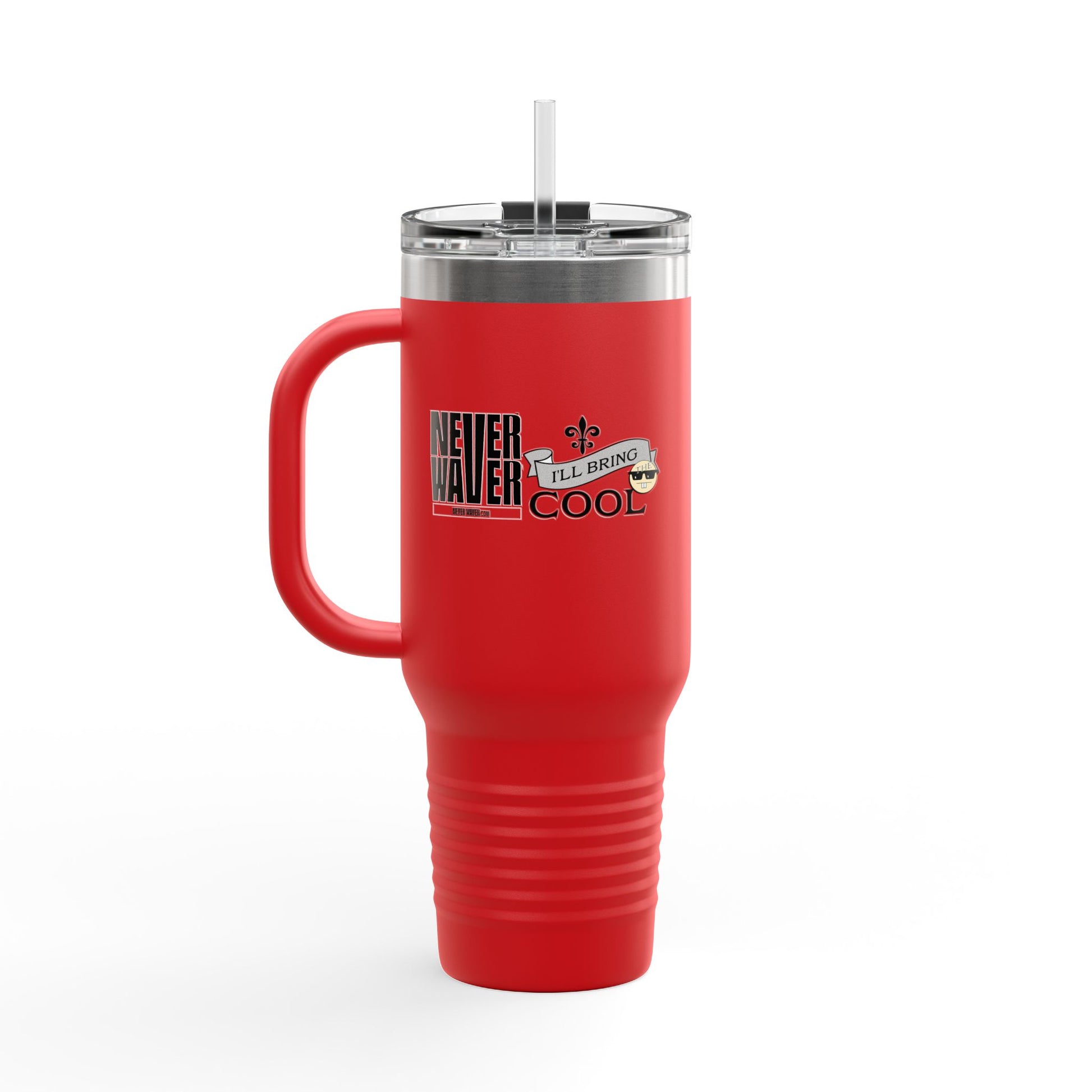 Never Waver I'll Bring The Cool Insulated Travel Mug, 40oz - Never Waver