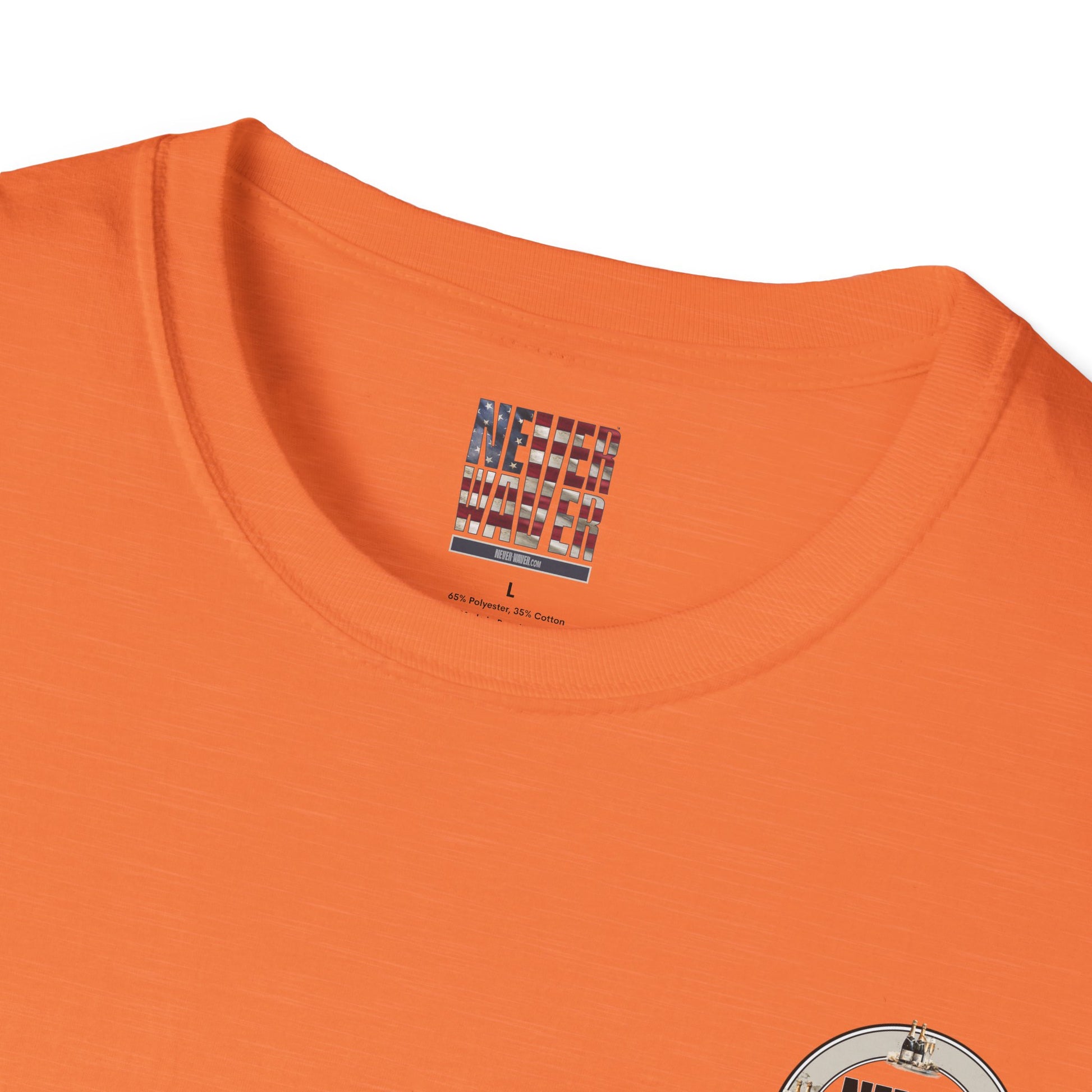 Never Waver Champagne Made Me Do It? Unisex Soft style T-Shirt - Never Waver