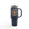 Never Waver Just A Mom Trying Not to Raise A&&holes Insulated Travel Mug - Never Waver