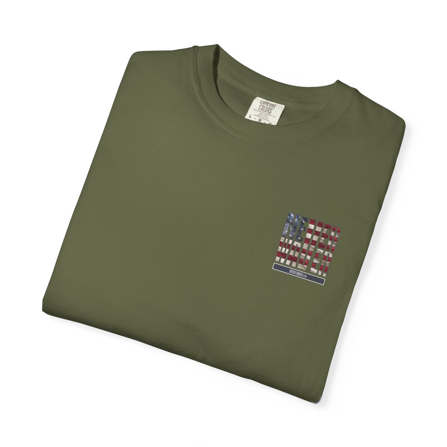 Unisex Garment-Dyed T-Shirt - "Never Waver Remember Who The F@{k You Are " - Never Waver