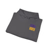 Minnesota Fans Never Waver w Leopard Football Unisex Heavy Blend™ Hooded Sweatshirt - Never Waver Design - Never Waver