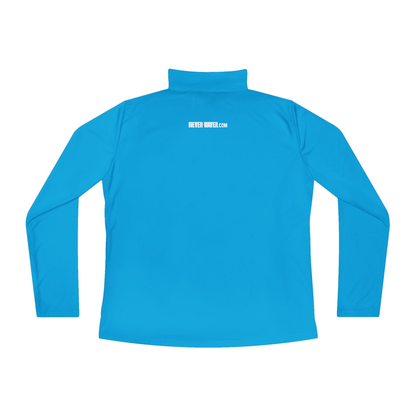 Never Waver Ladies Quarter-Zip Pullover - Stylish Activewear for Workout and Everyday Comfort