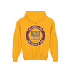 Youth Golf Hoodie - "Keep Calm Never Waver and Golf On" Sweatshirt for Young Golfers - Never Waver