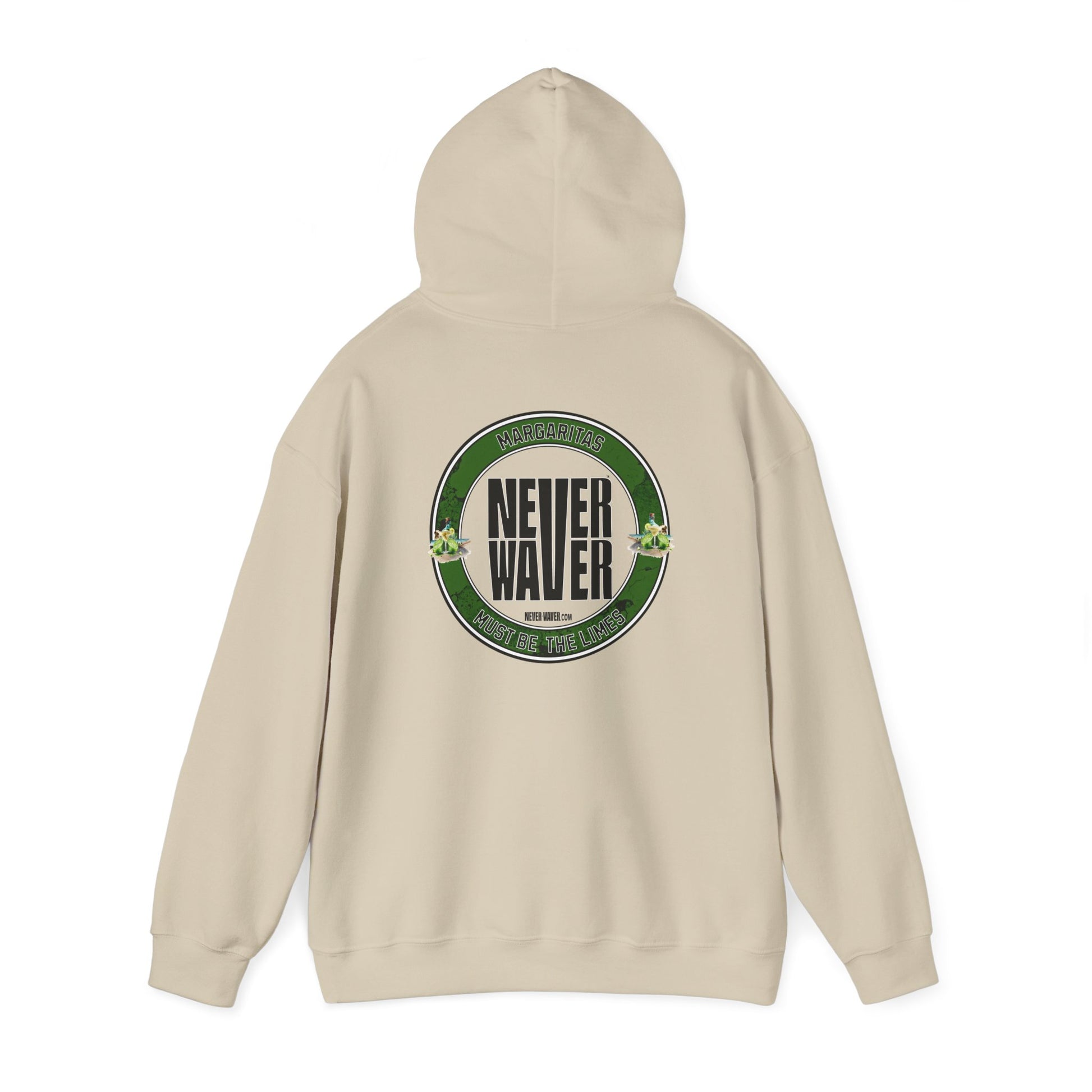 Eco-Friendly Unisex Hoodie: "Margaritas Never waver It must be the Limes?" - Never Waver