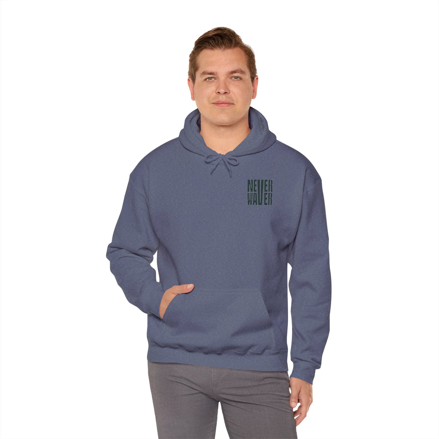New York Fans Never Waver Unisex Heavy Blend™ Hooded Sweatshirt - Comfort and Style for Everyday Wear - Never Waver