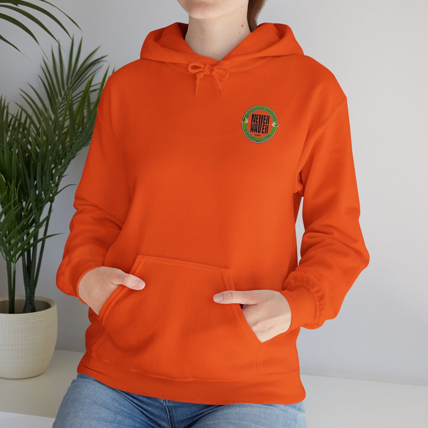 Unisex Heavy Blend™ Hooded Sweatshirt - 'Never Waver Hangovers Are Temporary Drunk Stories Are Forever - Never Waver
