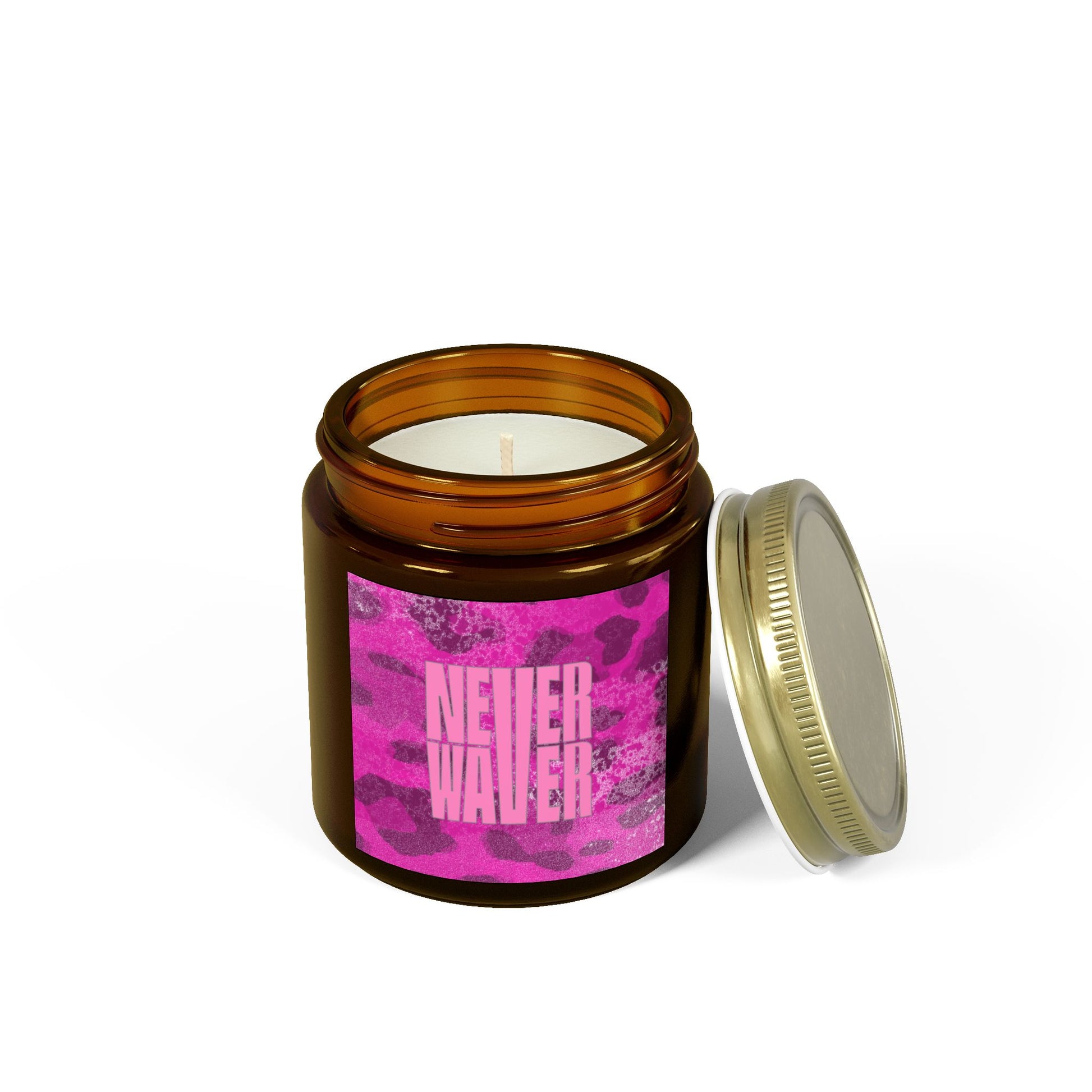 Never Waver Wild Vibes Scented Candles, Coconut Apricot Wax, Eco-Friendly Aromatherapy, Unique Home Decor, Gift for Her, Relaxation Gift - Never Waver
