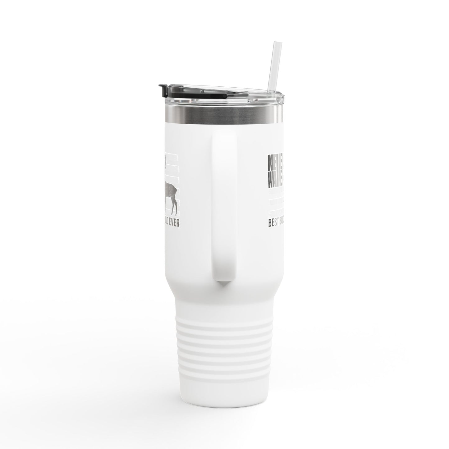 Never Waver Best Buckin' Dad Ever  Insulated Travel Mug - Never Waver