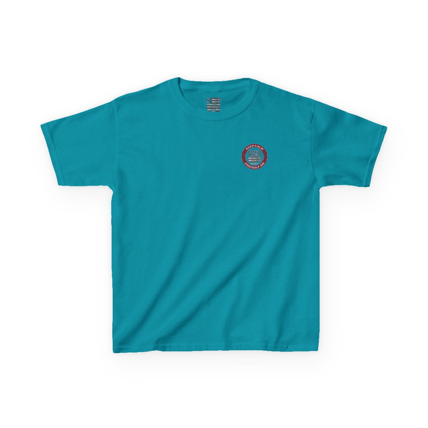 Kids Golf Tee - Keep Calm Never Waver and Golf On - Never Waver