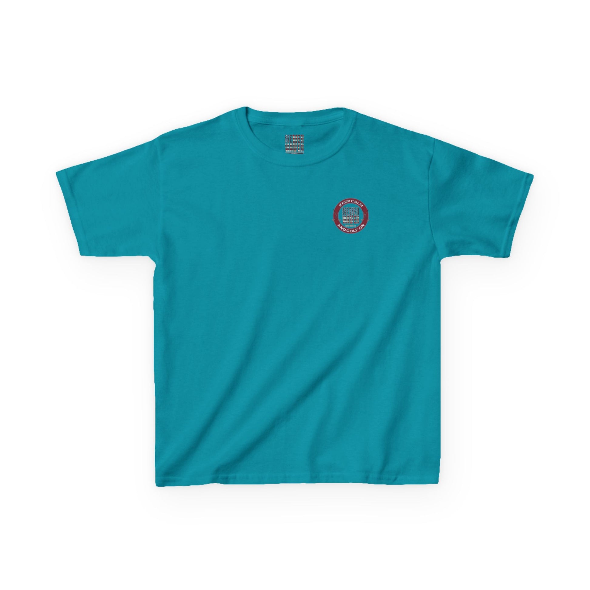 Kids Golf Tee - Keep Calm Never Waver and Golf On - Never Waver