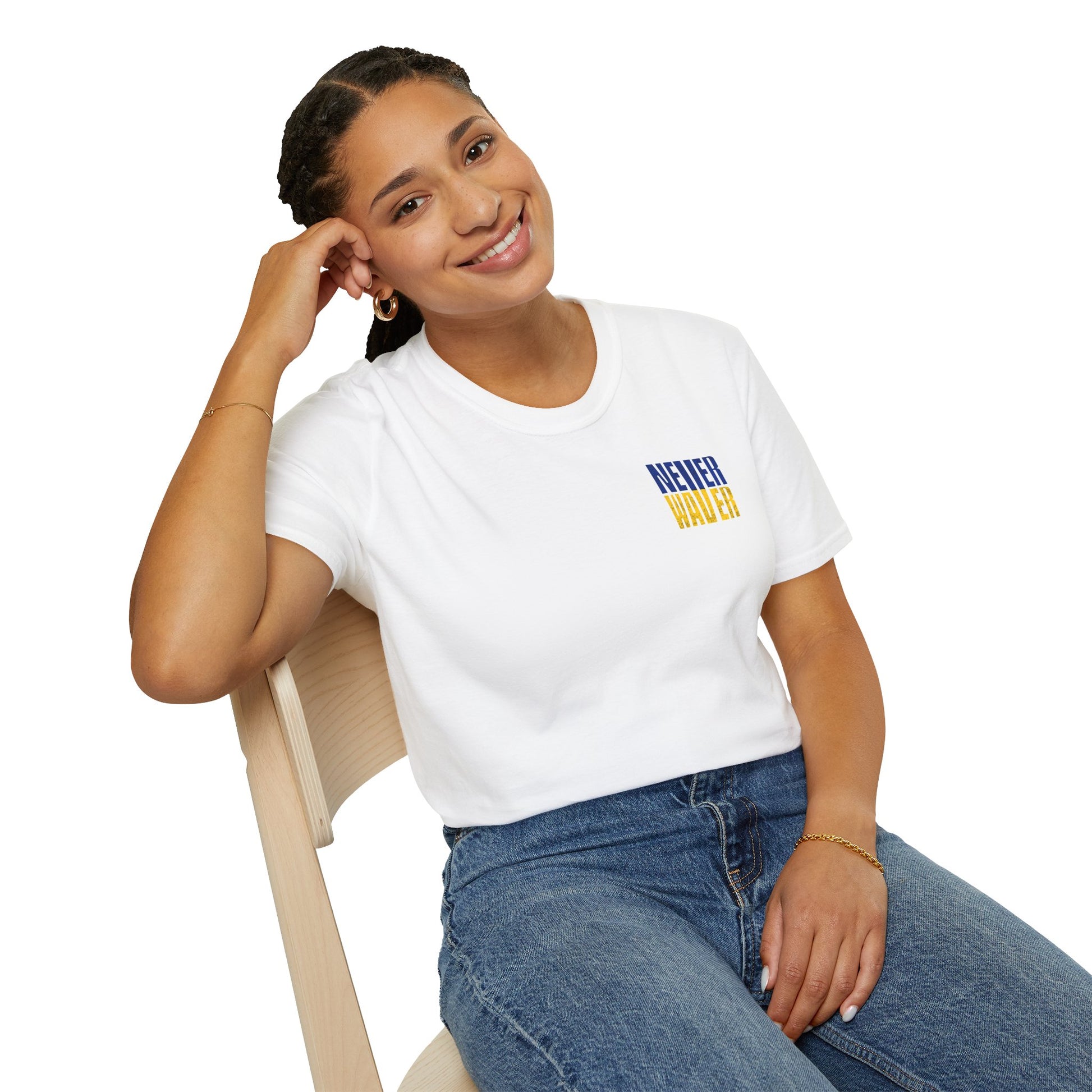 Los Angeles Fans Never Waver Unisex Softstyle T-Shirt - Never Waver