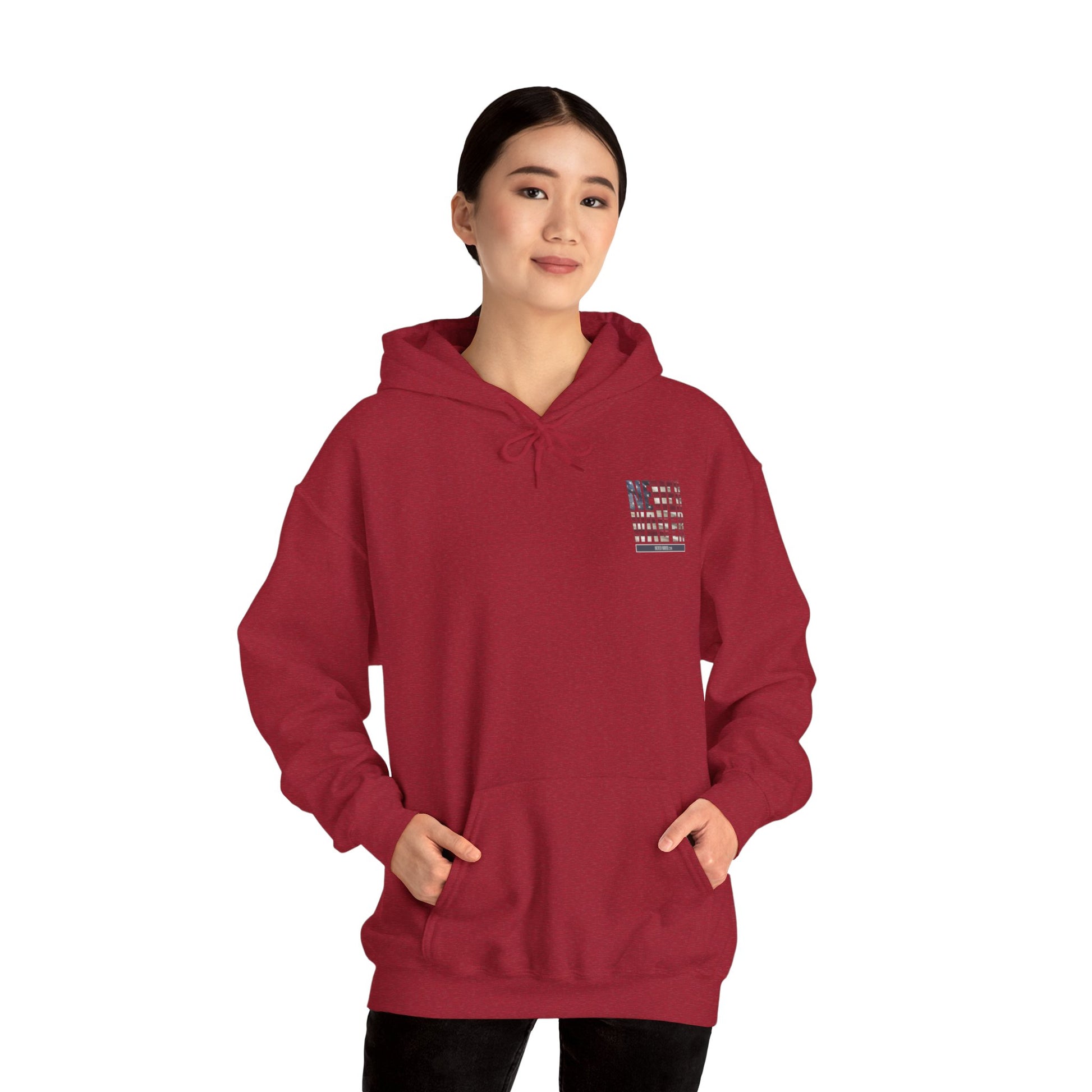 Never Waver Unisex Hooded Sweatshirt - Cozy Casual Wear for Everyday Comfort - Never Waver