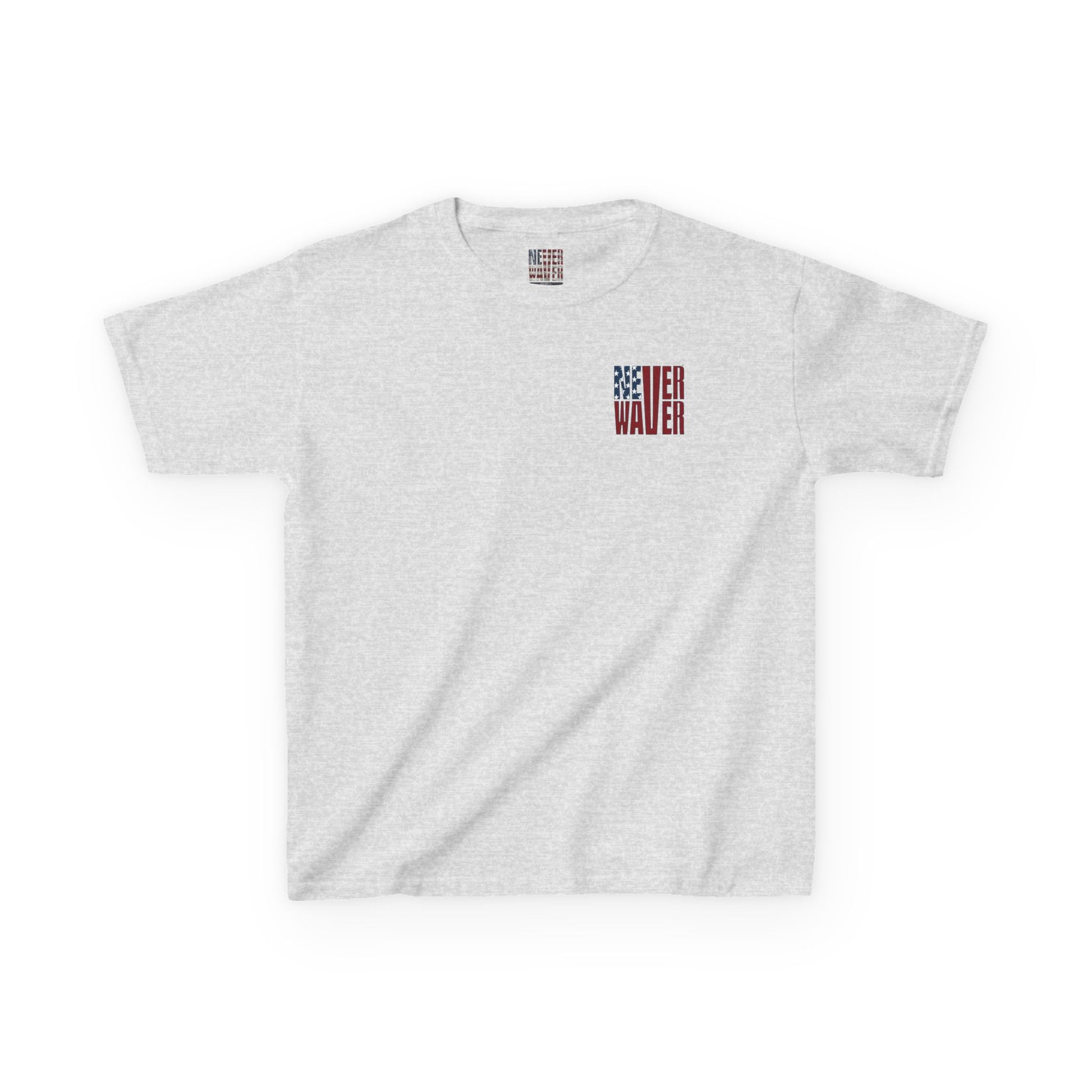 Never Waver Trump Fist Pump W Jesus Protection Kids Heavy Cotton™ Tee - Never Waver