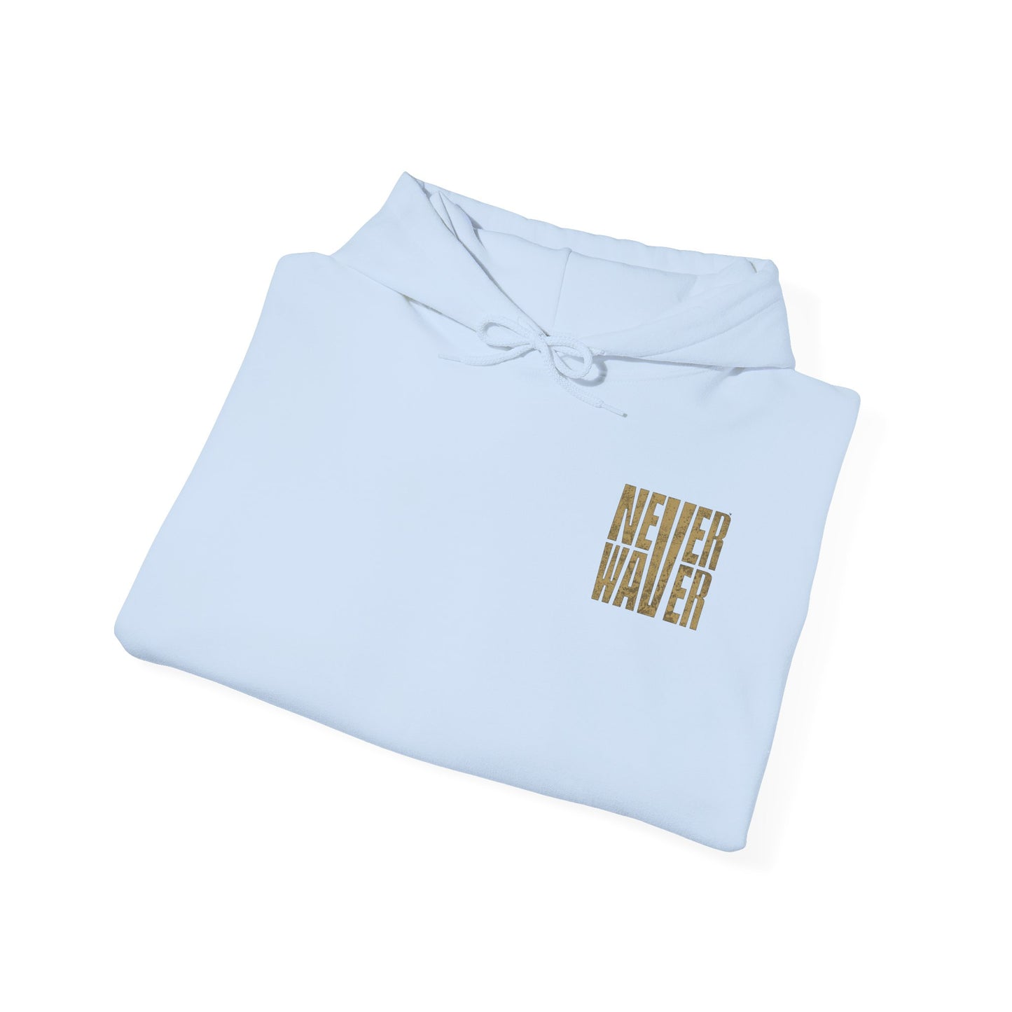 New Orleans Fans Never Waver Unisex Heavy Blend™ Hoodie - Motivational Sweatshirt for Fans - Never Waver