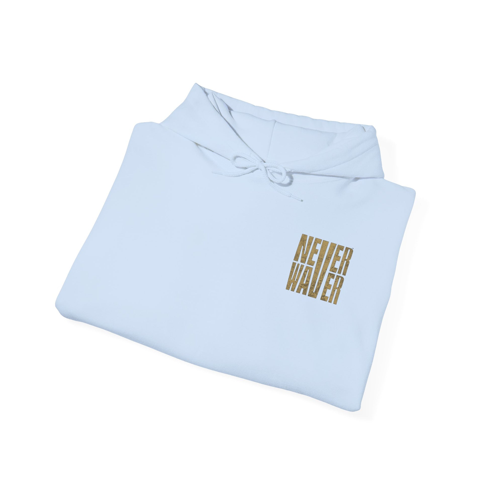 New Orleans Fans Never Waver Unisex Heavy Blend™ Hoodie - Motivational Sweatshirt for Fans - Never Waver