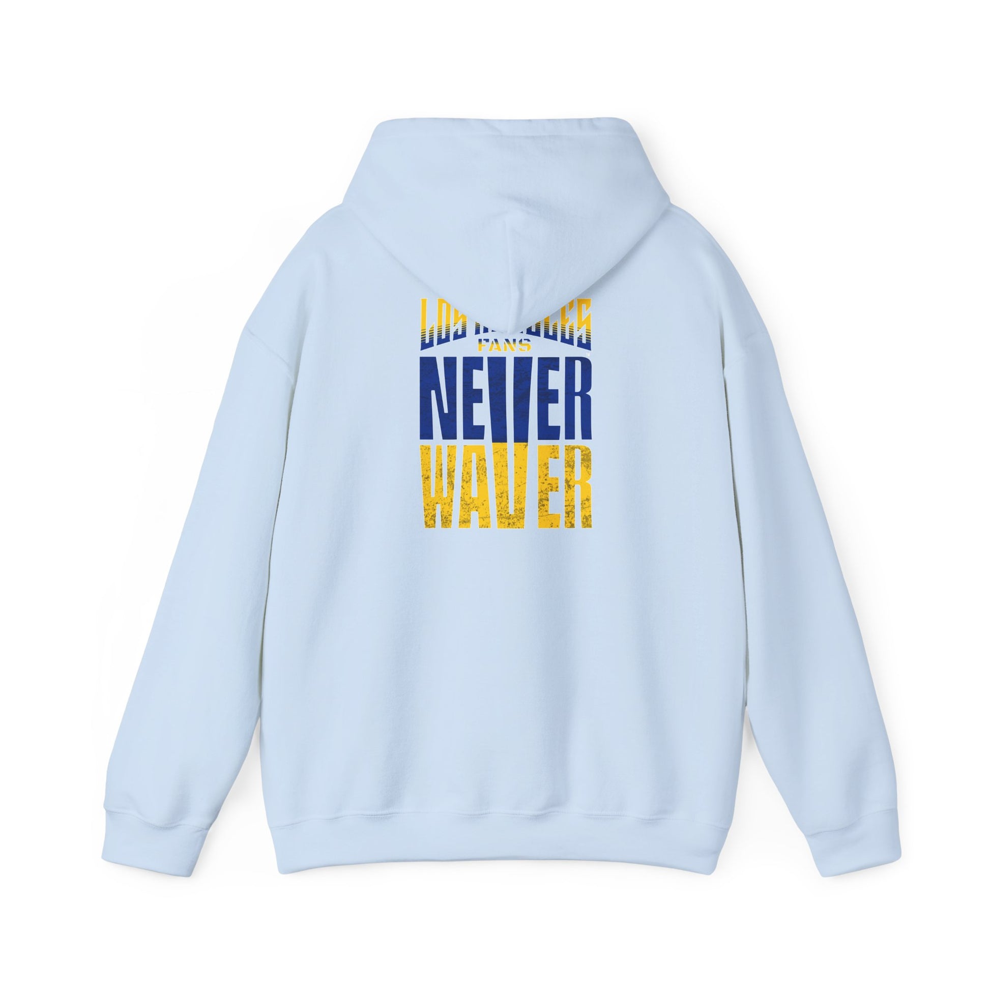 Inspired Unisex Heavy Blend™ Hooded Sweatshirt -Los Angeles Fans NEVER WAVER Graphic - Never Waver