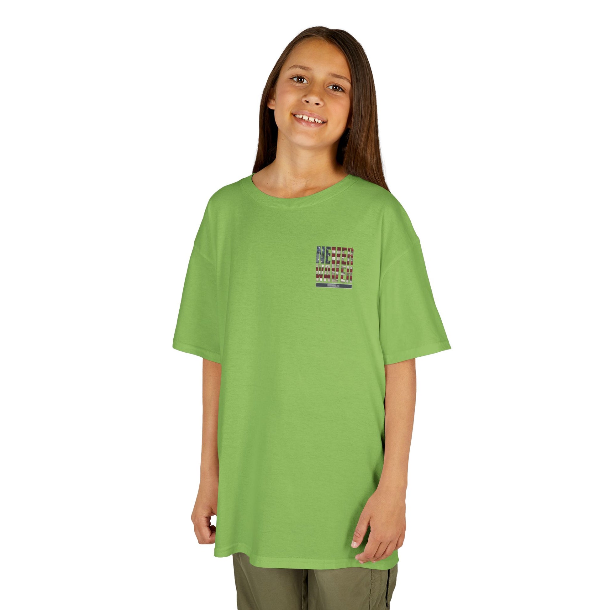 America Never Waver Kids Heavy Cotton™ Tee - Never Waver