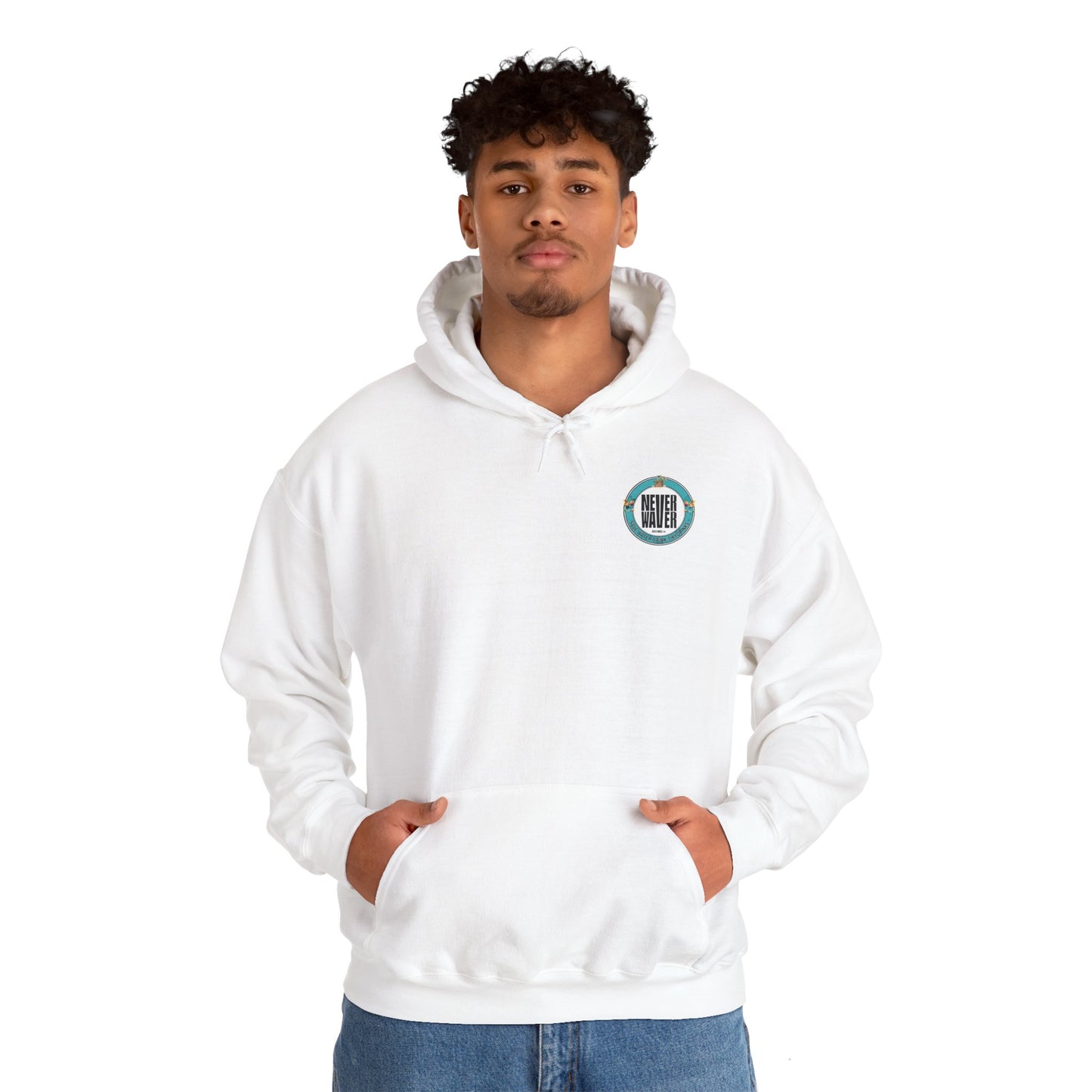 Eco-Friendly Unisex Hoodie: "Never Waver Save Water Drink Tiki Drinks" - Never Waver