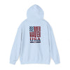 Patriotic Unisex Hooded Sweatshirt - 'Better Water USA' Design - Never Waver