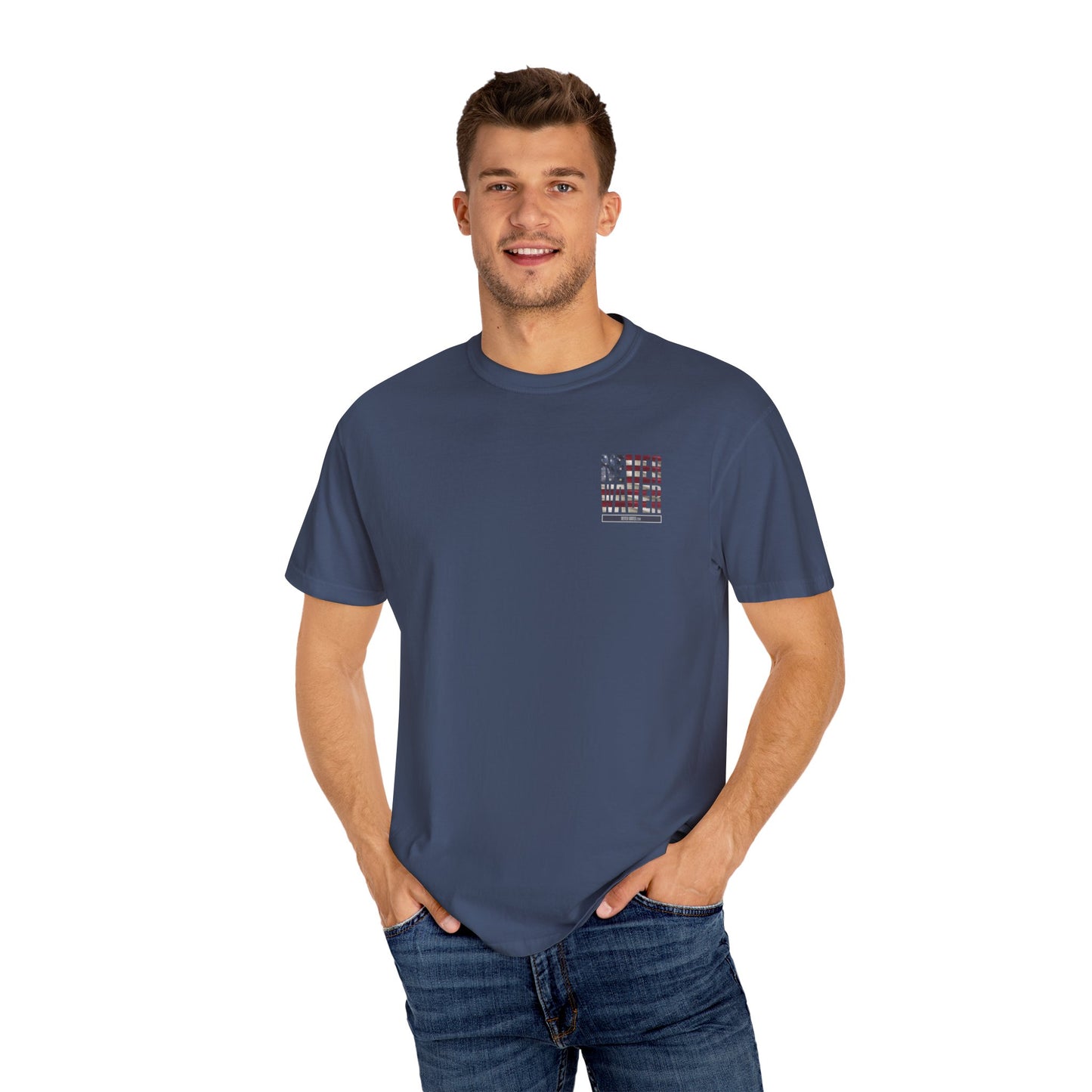 Unisex Garment-Dyed T-Shirt - "Never Waver Remember Who The F@{k You Are " - Never Waver
