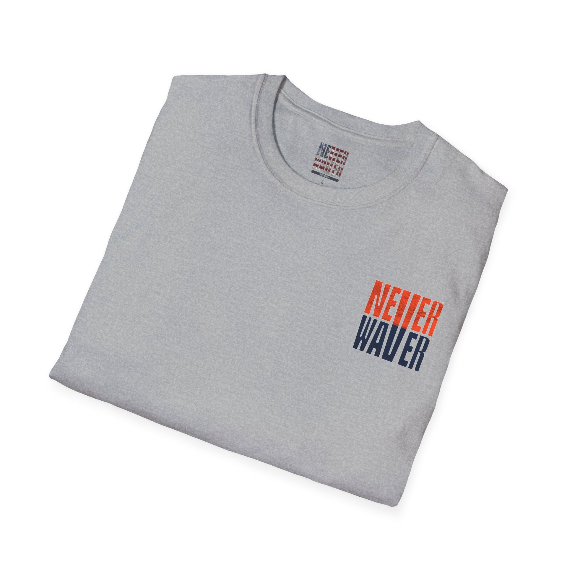 Denver Fans Never Waver Unisex Softstyle T-Shirt - Never Waver