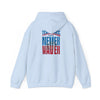 Unisex Heavy Blend™ Hooded Sweatshirt - 'Tennessee Fans Never Waver W Leopard Football' Casual Comfort for Team Fans - Never Waver