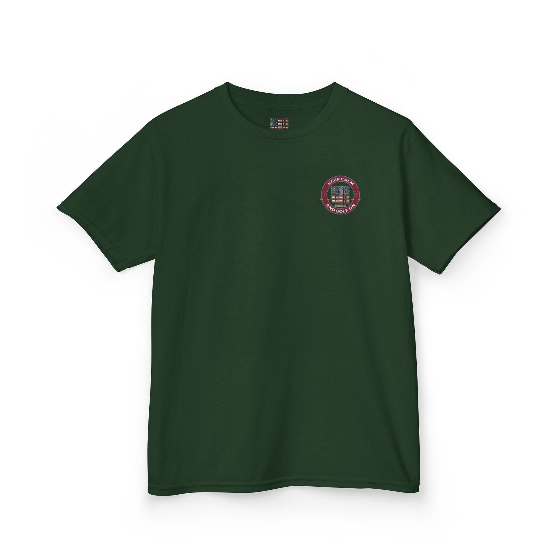 Kids Golf Tee - Keep Calm Never Waver and Golf On - Never Waver