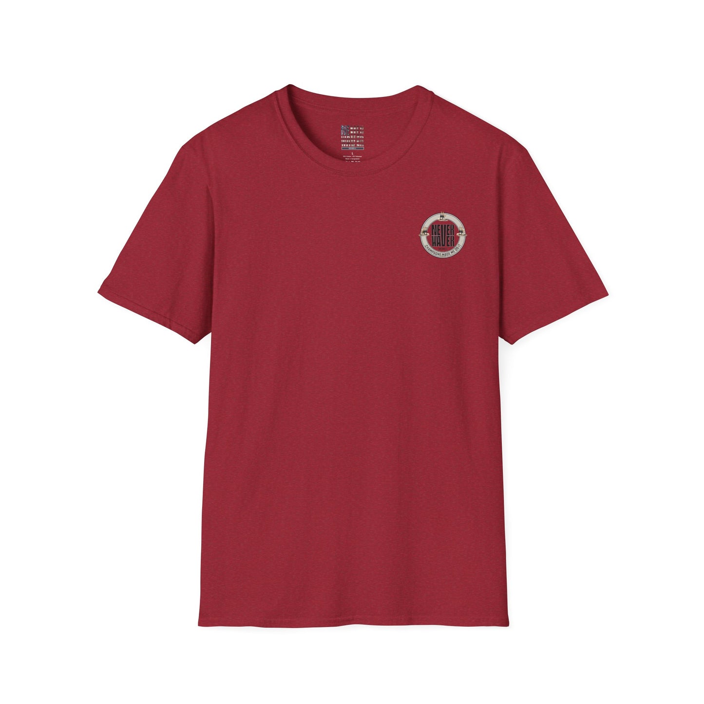 Never Waver Champagne Made Me Do It? Unisex Soft style T-Shirt - Never Waver