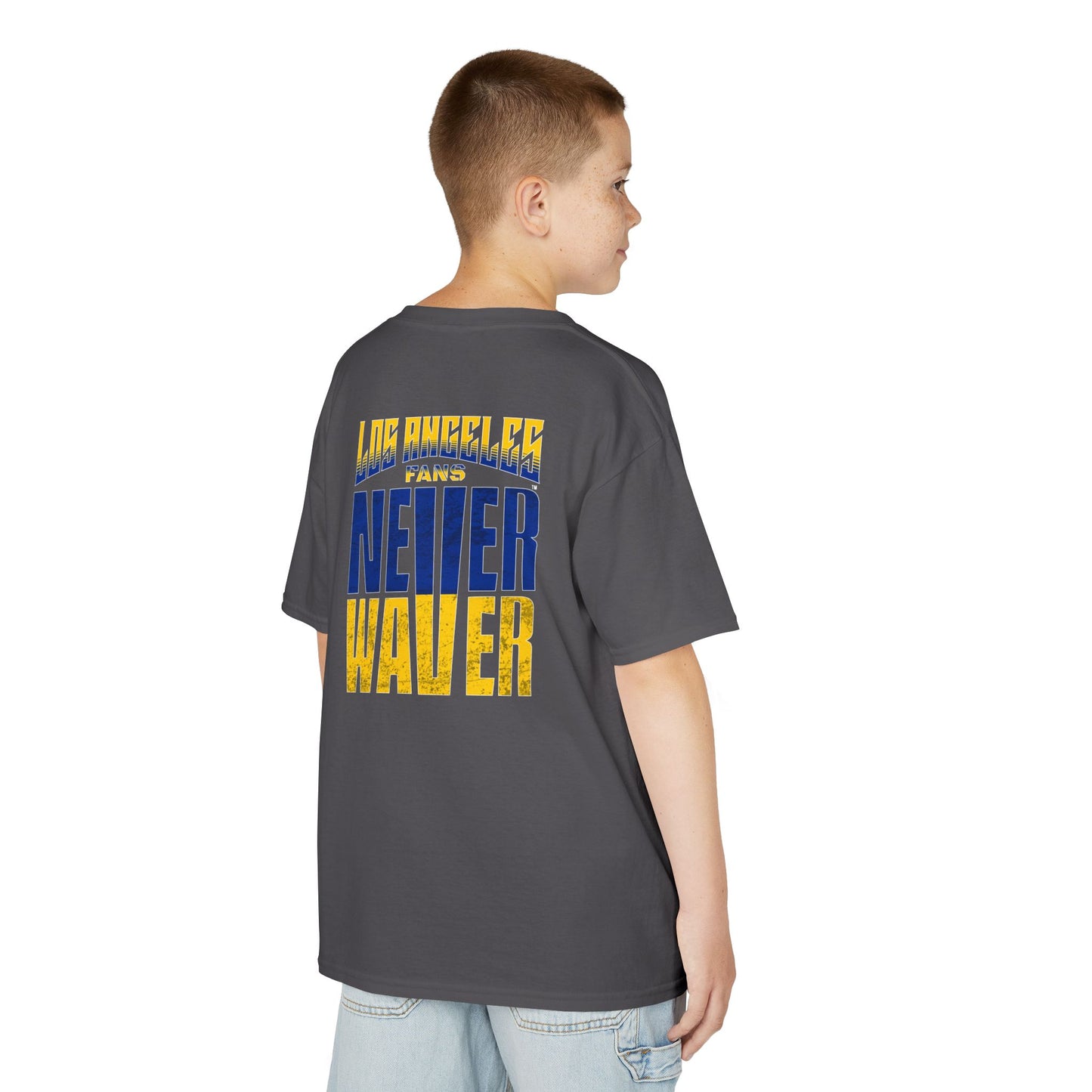 Los Angeles  Fans Never Waver Kids Heavy Cotton™ Tee - Never Waver