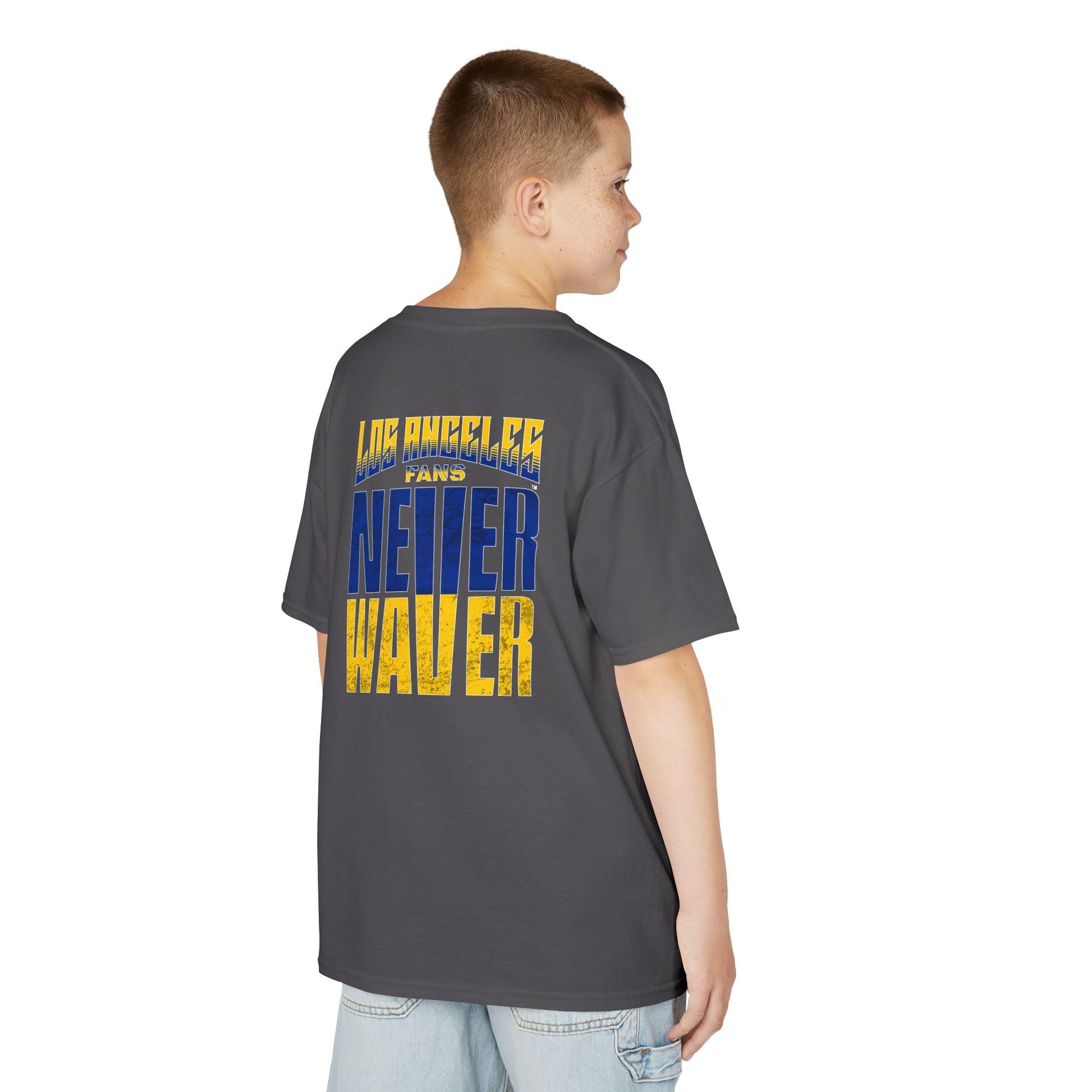 Los Angeles  Fans Never Waver Kids Heavy Cotton™ Tee - Never Waver