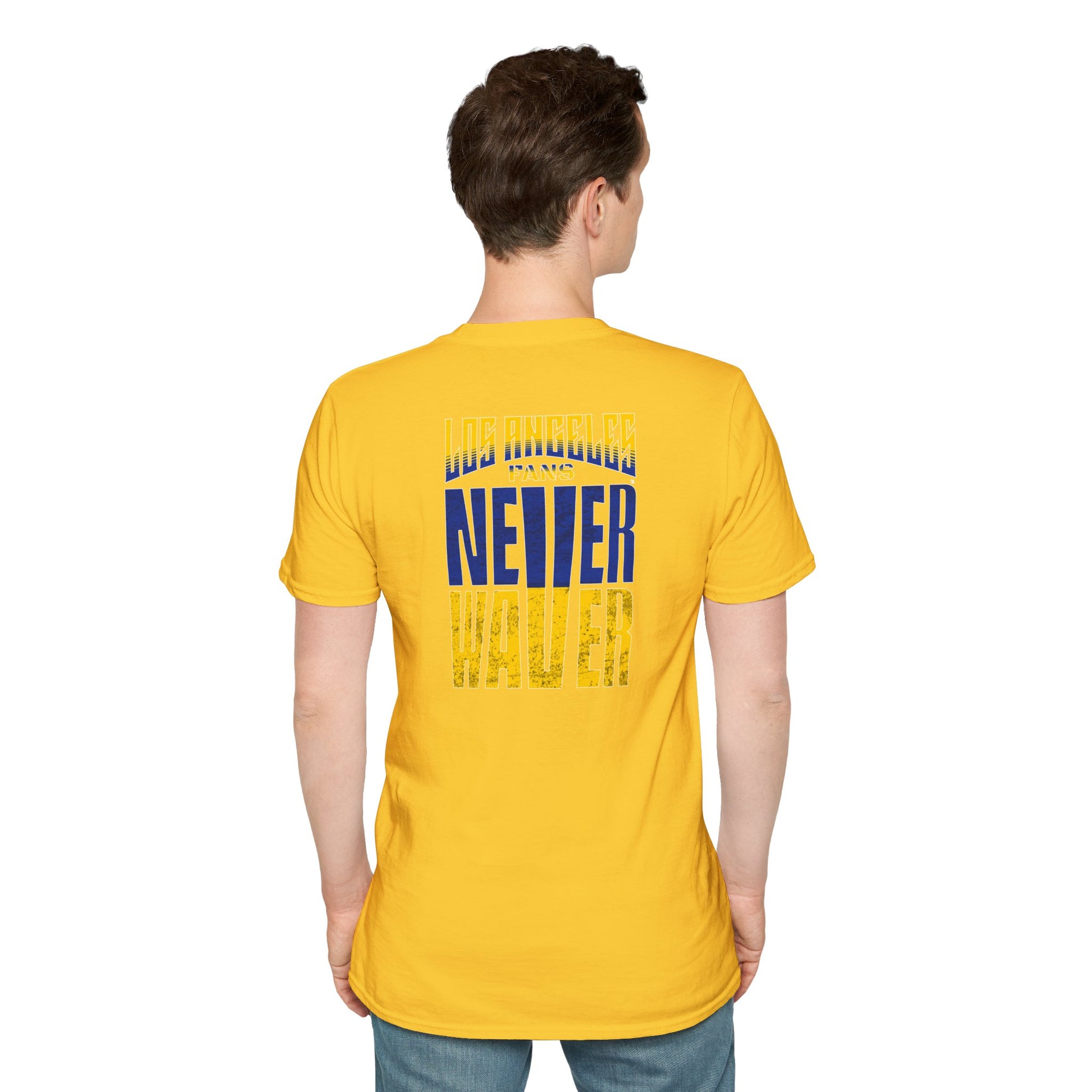 Los Angeles Fans Never Waver Unisex Softstyle T-Shirt - Never Waver