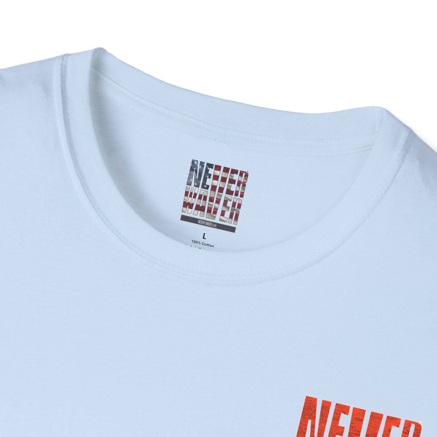 Denver Fans Never Waver Unisex Softstyle T-Shirt - Never Waver