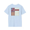 Never Waver Husband Daddy Protector Hero Unisex Softstyle T-Shirt - Never Waver