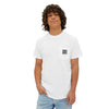 Unisex Garment-Dyed Pocket T-Shirt | "Never Waver Best Buckin' Dad Ever" Graphic Tee for Everyday Wear - Never Waver