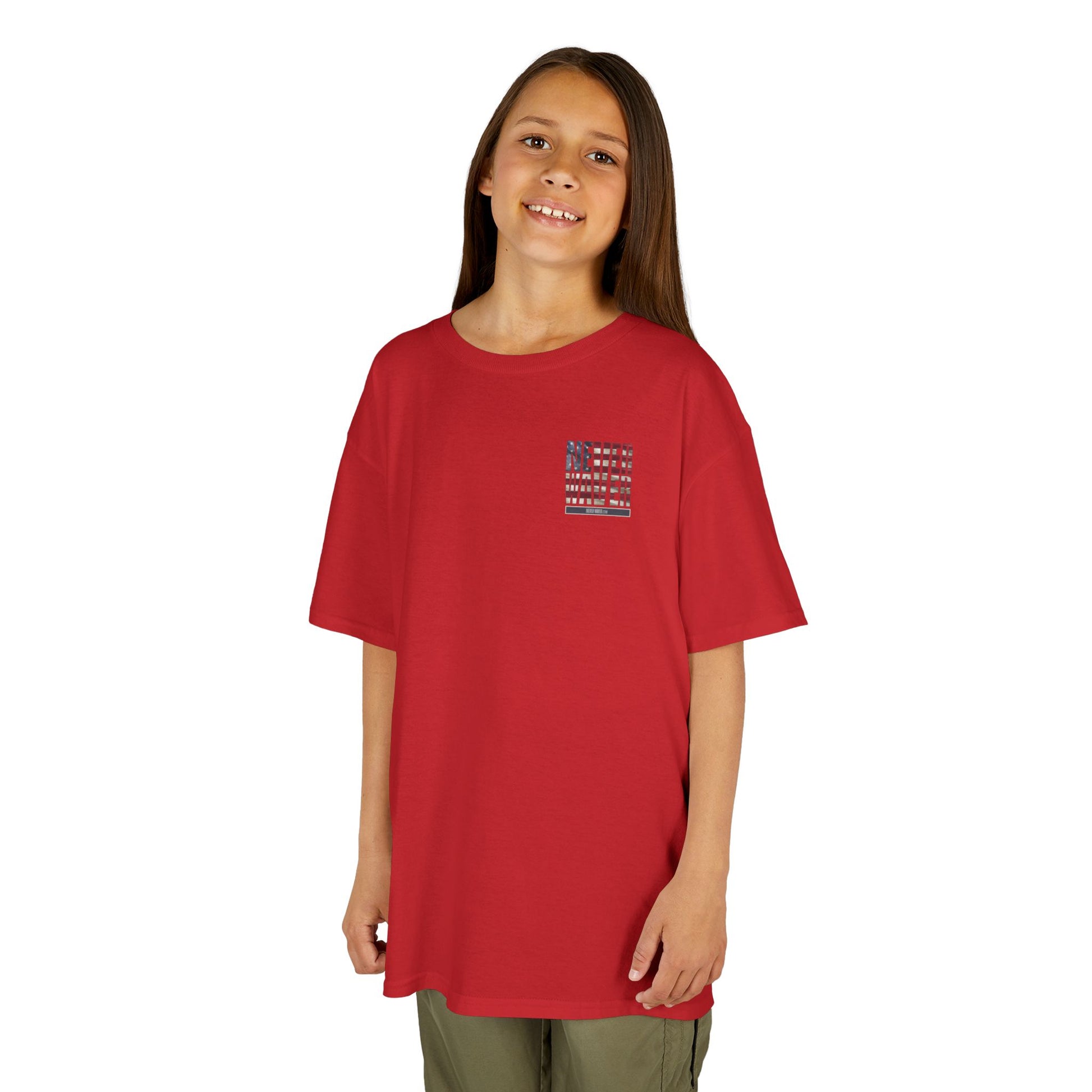 America Never Waver Kids Heavy Cotton™ Tee - Never Waver