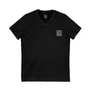 Unisex V-Neck Tee - 'America Never Wavers' Patriotic Shirt - Never Waver