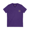Unisex V-Neck Tee - 'America Never Wavers' Patriotic Shirt - Never Waver