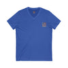 Unisex V-Neck Tee - 'America Never Wavers' Patriotic Shirt - Never Waver