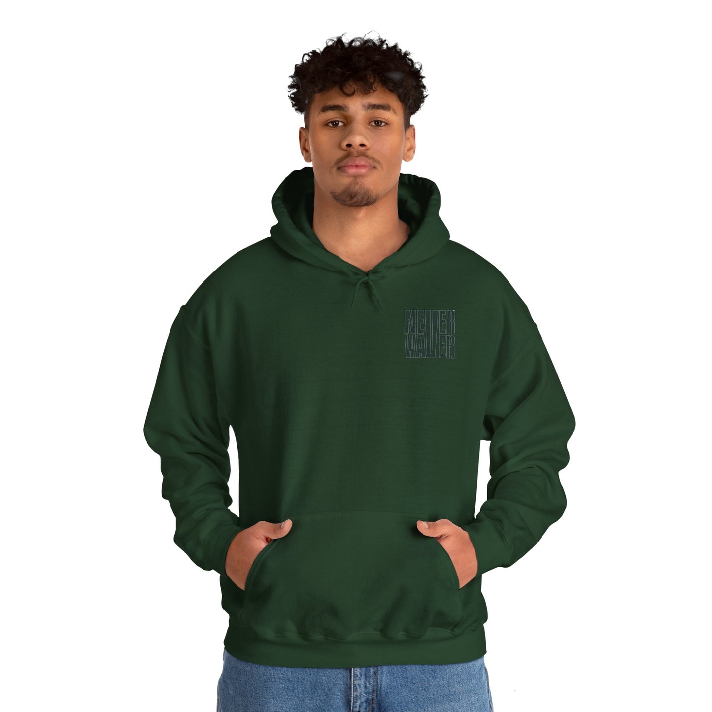 New York Fans Never Waver Unisex Heavy Blend™ Hooded Sweatshirt - Comfort and Style for Everyday Wear - Never Waver