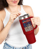 Seattle Fans Never Waver W-Leopard Football Insulated Travel Mug, 40oz - Never Waver