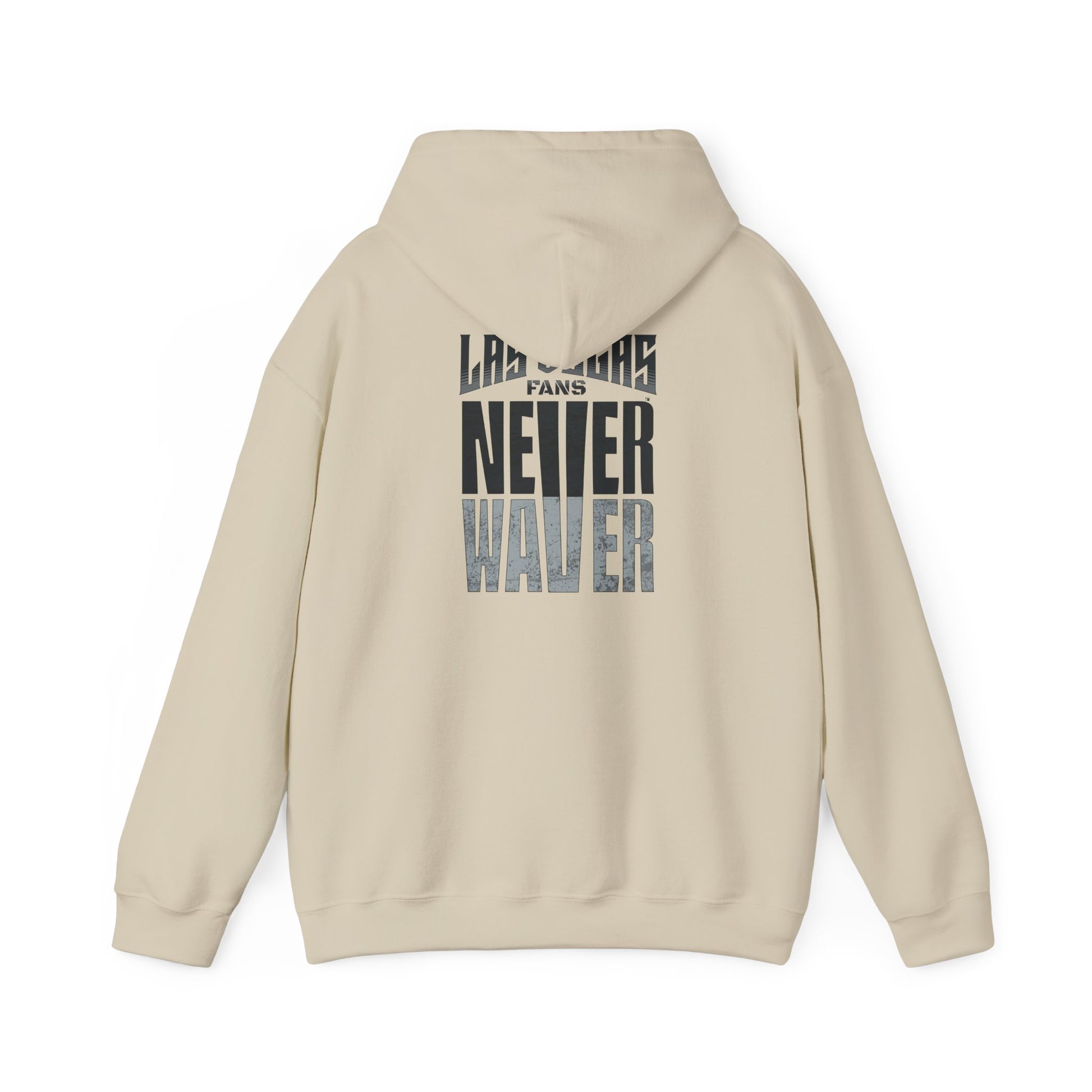 Unisex Heavy Blend™ Hooded Sweatshirt - Las Vegas Fans Never Waver Design, Perfect for Sports Fans - Never Waver