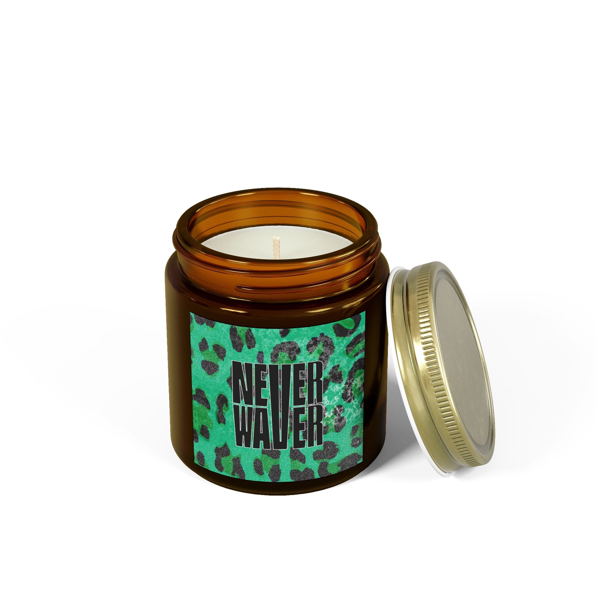 Never Waver Wild Vibes Scented Candles, Coconut Apricot Wax, Eco-Friendly Aromatherapy, Unique Home Decor, Gift for Her, Relaxation Gift - Never Waver