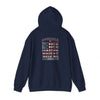 Patriotic Unisex Heavy Blend™ Hooded Sweatshirt - 'America Never Waver' - Never Waver