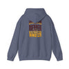 Unisex Heavy Blend™ Hooded Sweatshirt - Washington Fans Never Waver W Leopard Football- Perfect for Sports Fans - Never Waver