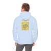 Los Angeles Fans Never Waver w Leopard Football Unisex Heavy Blend™ Hooded Sweatshirt - Cozy, Motivational Apparel for Everyday Wear
