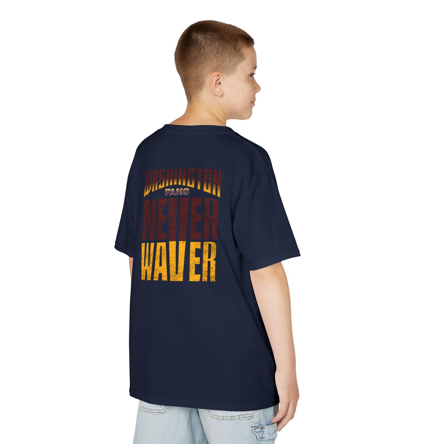 Washington Fans Never Waver Kids Heavy Cotton™ Tee - Never Waver