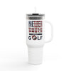 Insulated Travel Mug - "Never Waver Golf" - 40oz Sporty Drinkware - Never Waver